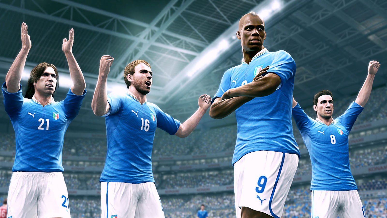 PES 2013 has 150 licensed teams, including all the teams in Spanish and  Italian top divisions